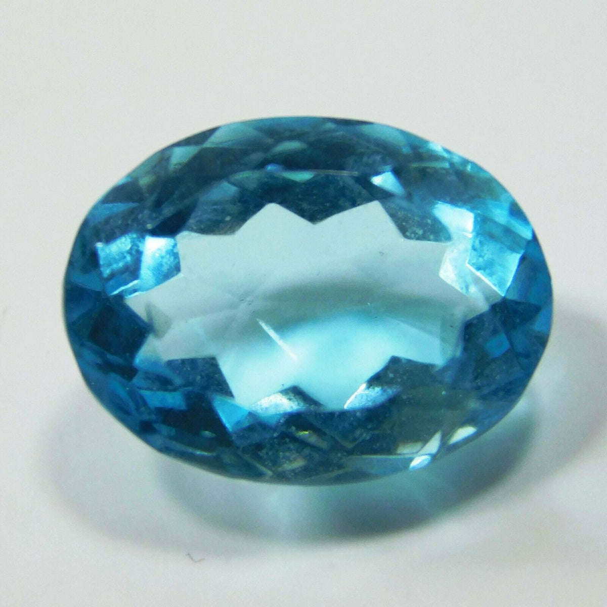 8.80 Ct Natural Oval Shape Ocean Blue Aquamarine CERTIFIED Loose Gemstone A++