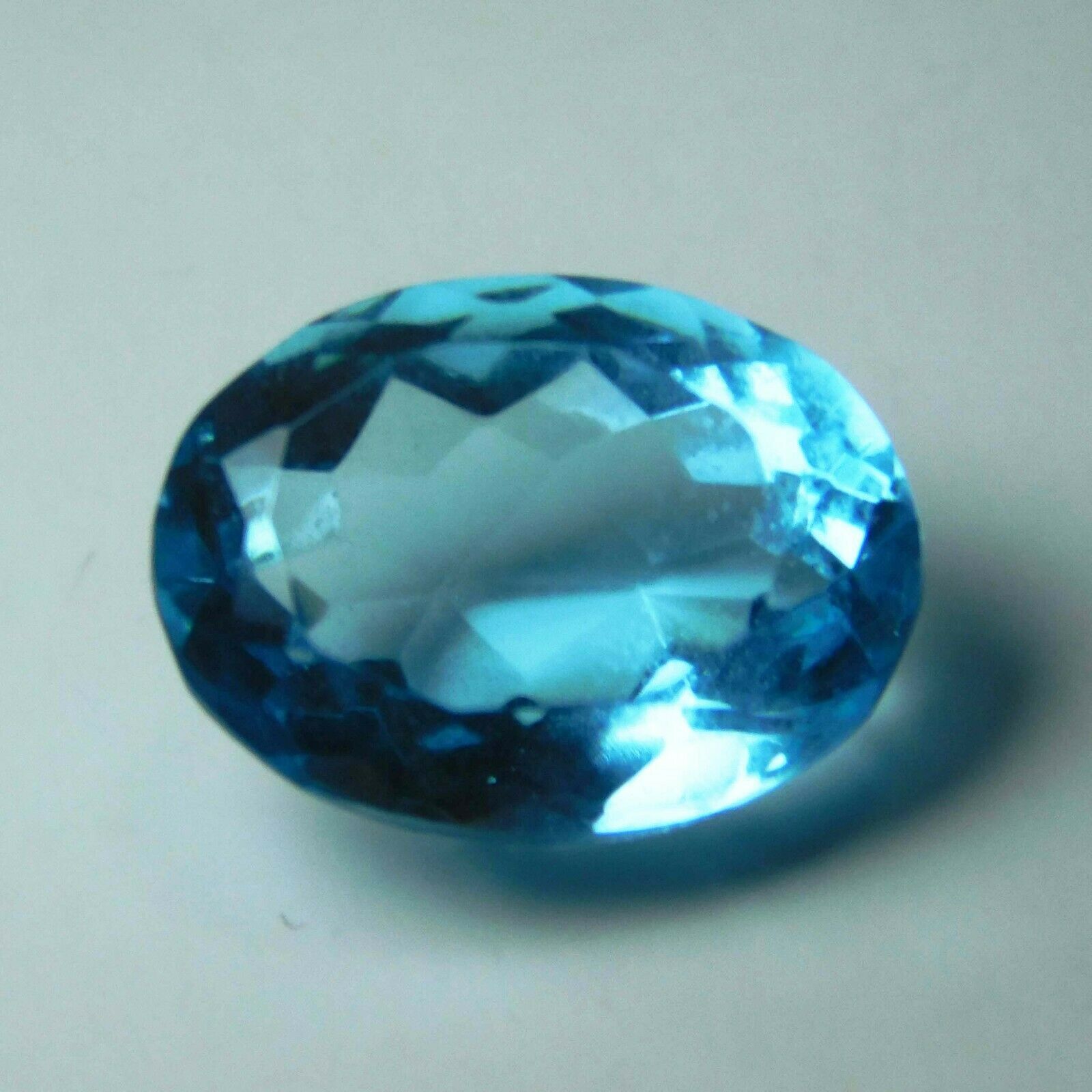 8.80 Ct Natural Oval Shape Ocean Blue Aquamarine CERTIFIED Loose Gemstone A++