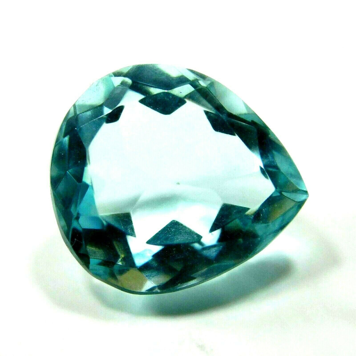 Natural Blue Aquamarine Pear Shape 7.60 Carat CERTIFIED Loose Gemstones