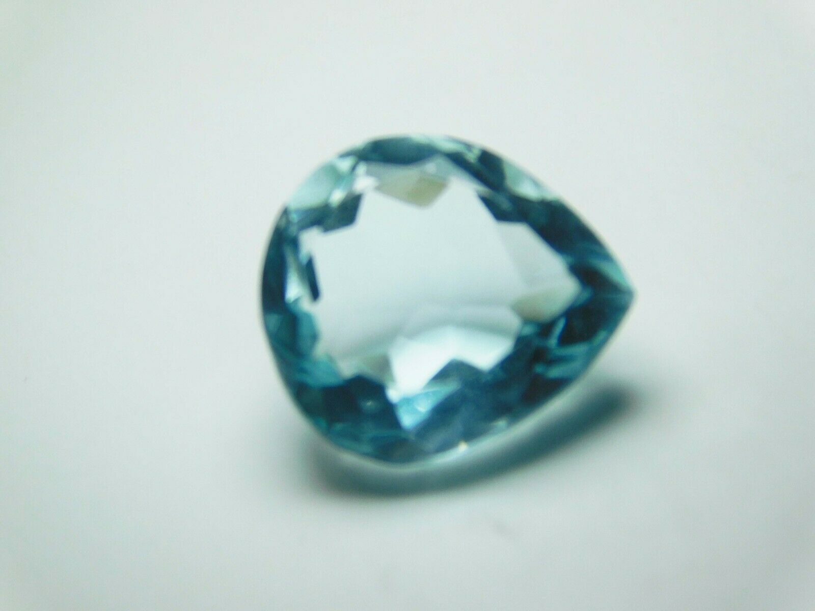 Natural Blue Aquamarine Pear Shape 7.60 Carat CERTIFIED Loose Gemstones