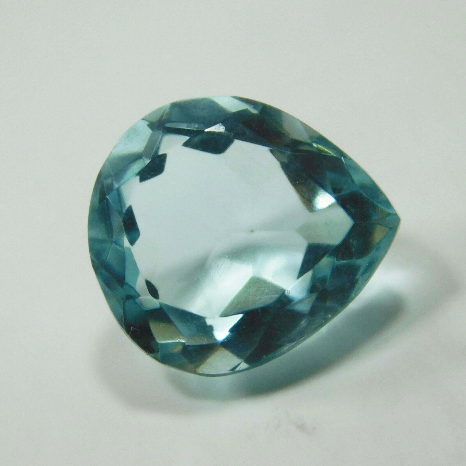 Natural Blue Aquamarine Pear Shape 7.60 Carat CERTIFIED Loose Gemstones