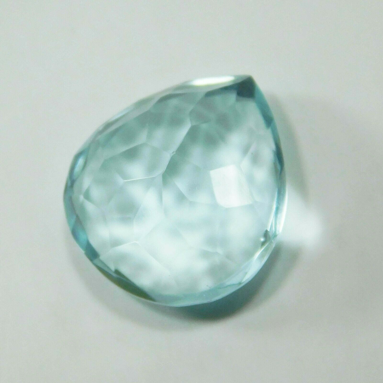 Natural Blue Aquamarine Pear Shape 7.60 Carat CERTIFIED Loose Gemstones