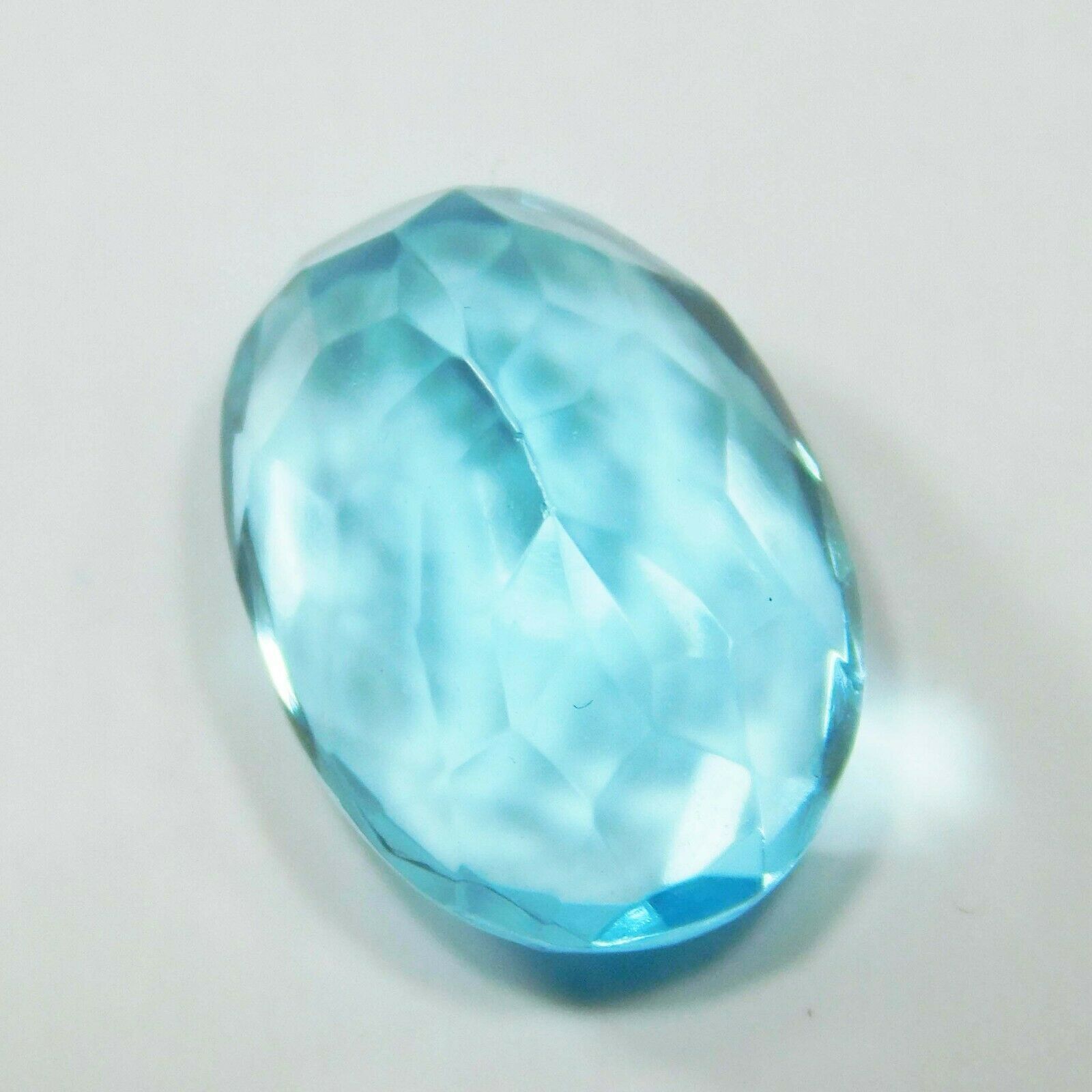 9.25 Ct Natural Oval Shape Ocean Blue Aquamarine CERTIFIED Loose Gemstone A++