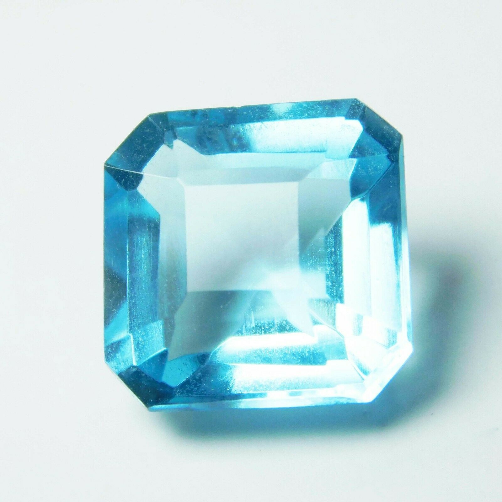 Natural Aquamarine Blue Square Cut 5 ct Certified excellent Loose Gemstones