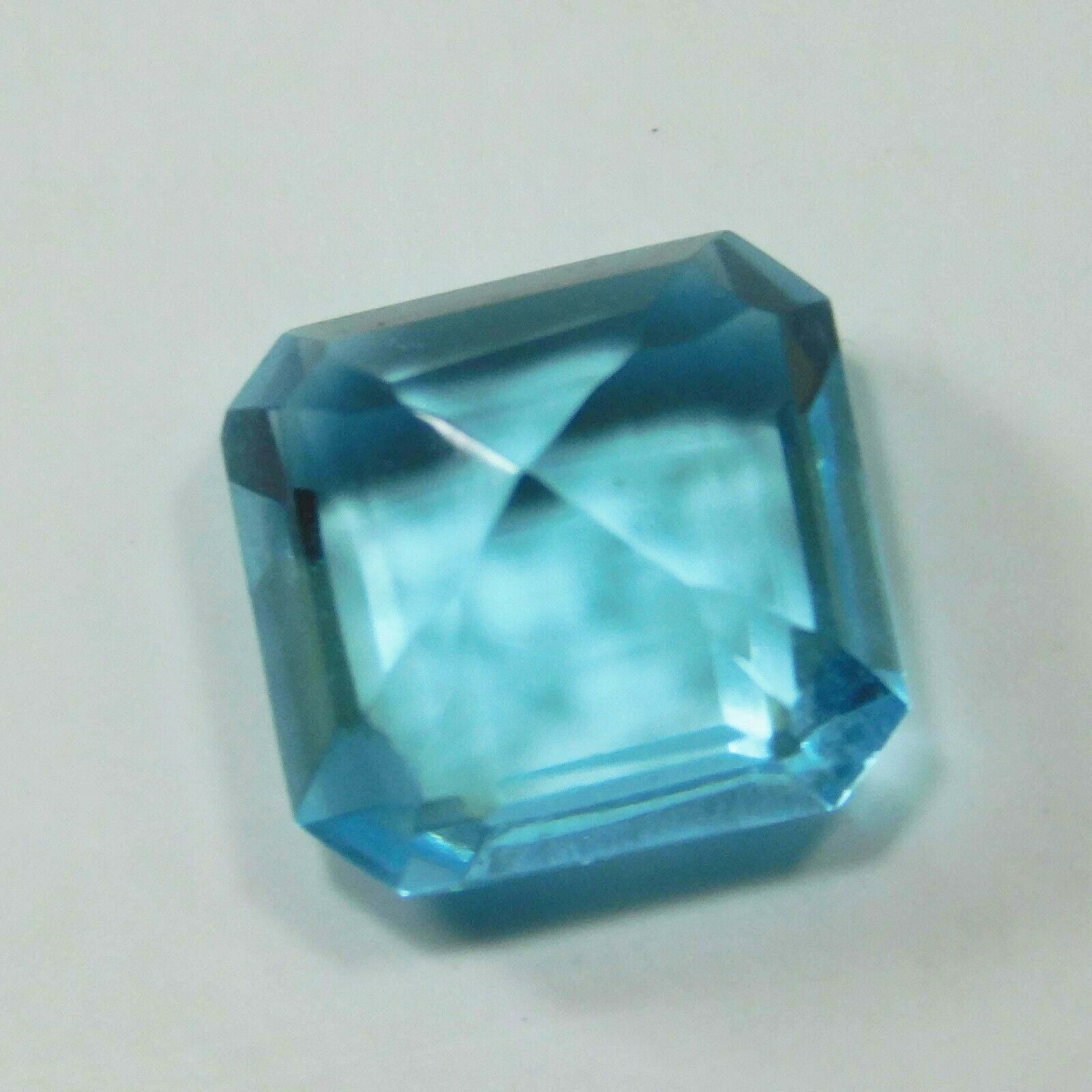 Natural Aquamarine Blue Square Cut 5 ct Certified excellent Loose Gemstones