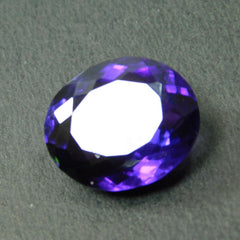 NATURAL 10.25 Ct Brilliant Purple Amethyst OVAL Shape CERTIFIED Loose Gemstone