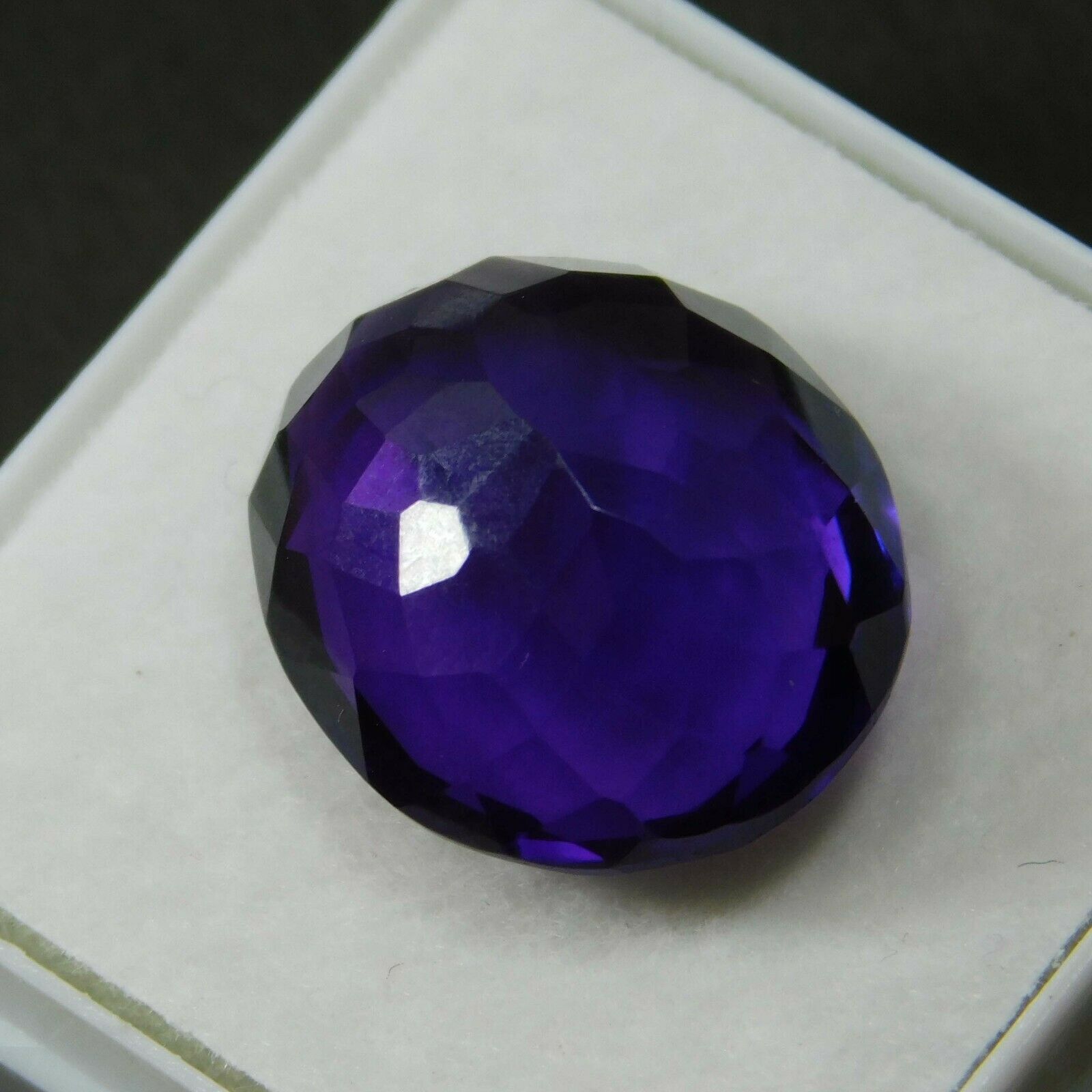 NATURAL 10.25 Ct Brilliant Purple Amethyst OVAL Shape CERTIFIED Loose Gemstone