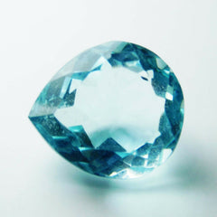 8 Ct Natural Pear Shape Ocean Blue Aquamarine Certified Loose Gemstone A++