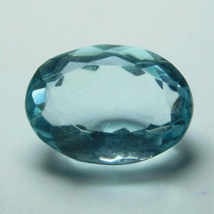 6 Ct Natural Oval Shape Ocean Blue Aquamarine Certified Loose Gemstone A++