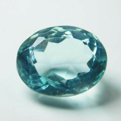 9 Ct Natural Oval Shape Ocean Blue Aquamarine Certified Loose Gemstone A++