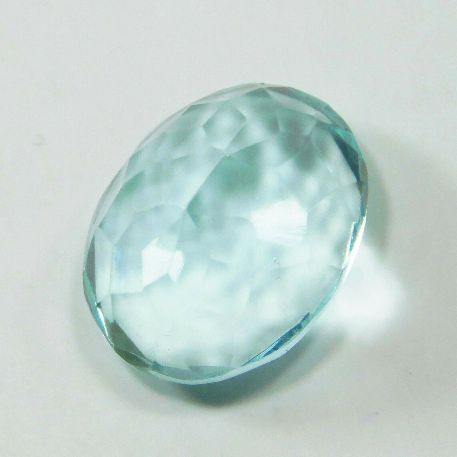 9 Ct Natural Oval Shape Ocean Blue Aquamarine Certified Loose Gemstone A++