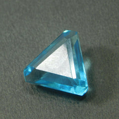 9 Ct A++ Blue Aquamarine Certified Gemstone Loose Trillion Cut Free Ship