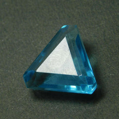 9 Ct A++ Blue Aquamarine Certified Gemstone Loose Trillion Cut Free Ship