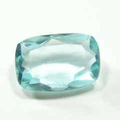 A++  Rare Aquamarine Blue Cushion Shape Certified 5.10 Ct Loose Gemstones