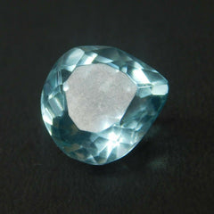 7 ct A++ Natural Aquamarine Blue Pear Cut Certified Loose Gemstone Free Ship