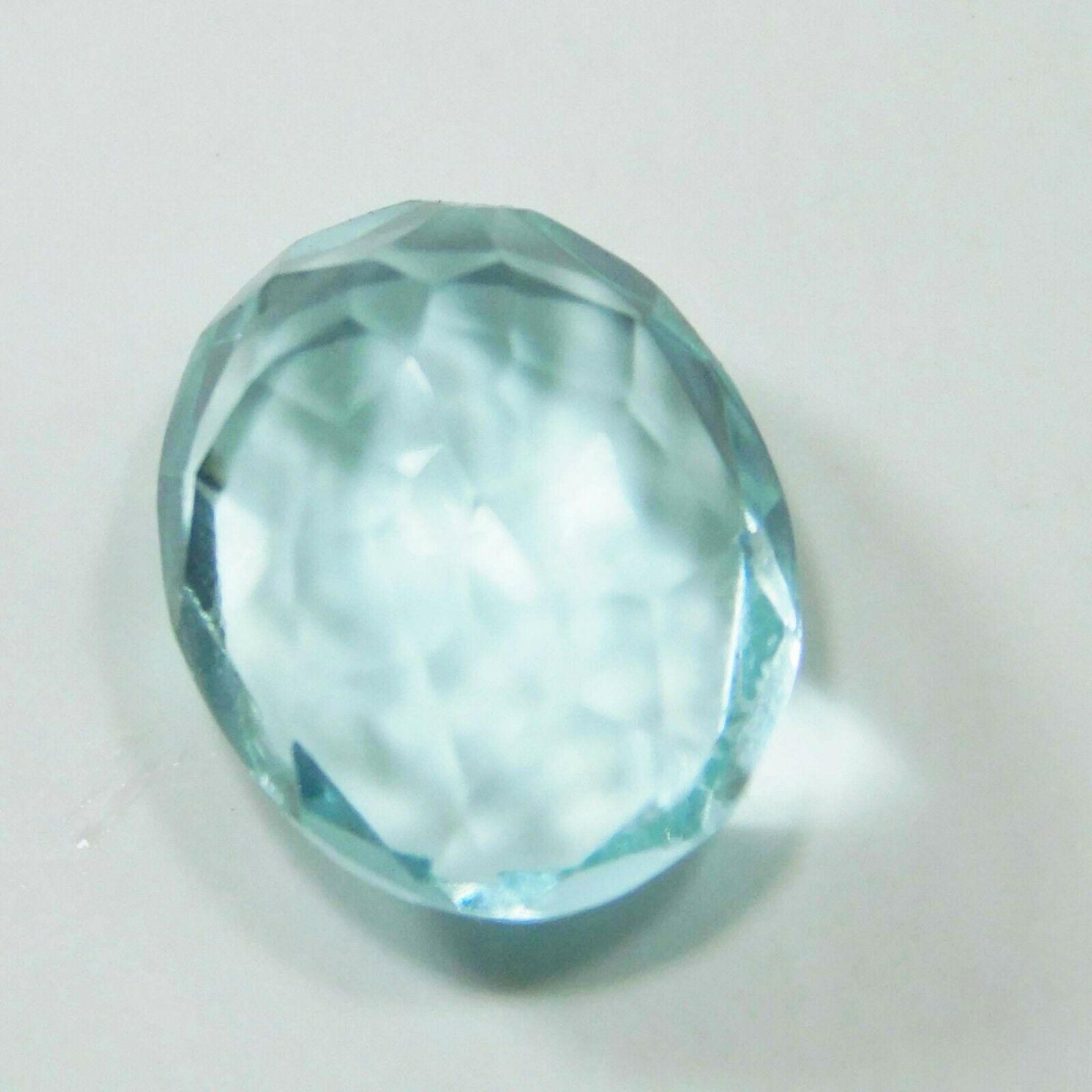 6.05 ct Natural Rare Aquamarine Blue Oval Certified Gemstone