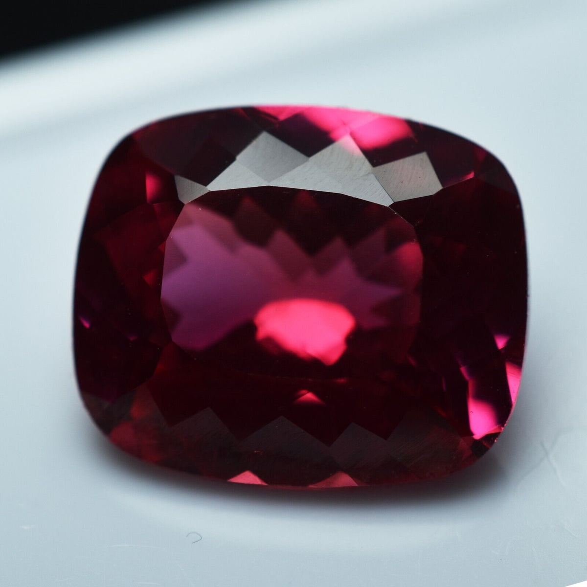 13.45 Ct NATURAL Sapphire CUSHION SHAPE Loose Gemstone Padparadscha CERTIFIED