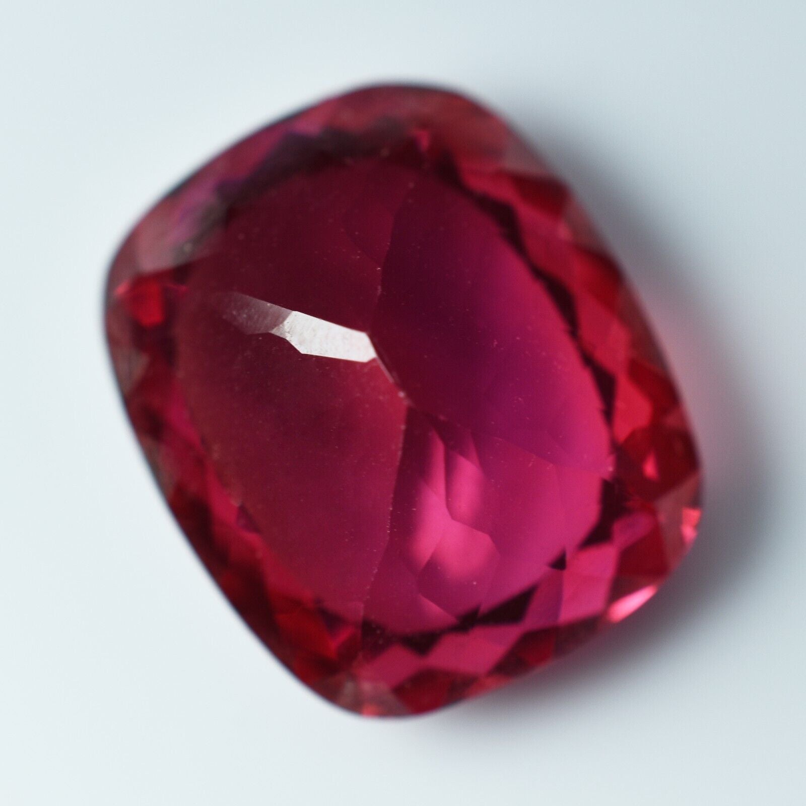 13.45 Ct NATURAL Sapphire CUSHION SHAPE Loose Gemstone Padparadscha CERTIFIED