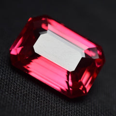 Sapphire 9.15 Ct Natural Sapphire Gemstone Padparadscha Certified Emerald Shape