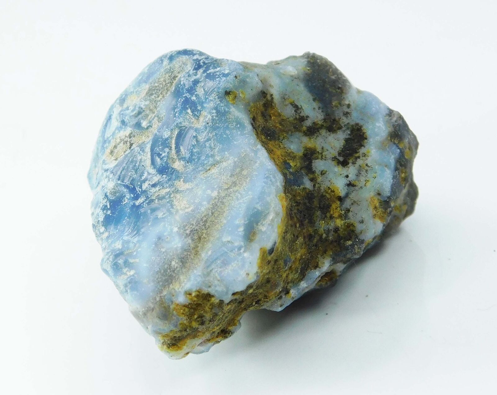 356 Ct NATURAL Untreated Gemstones BLUE Opal Loose Earth Mined Rough  CERTIFIED