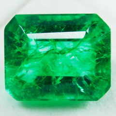 8.20 Ct Natural EMERALD Green CERTIFIED Emerald Cut Loose Gemstone