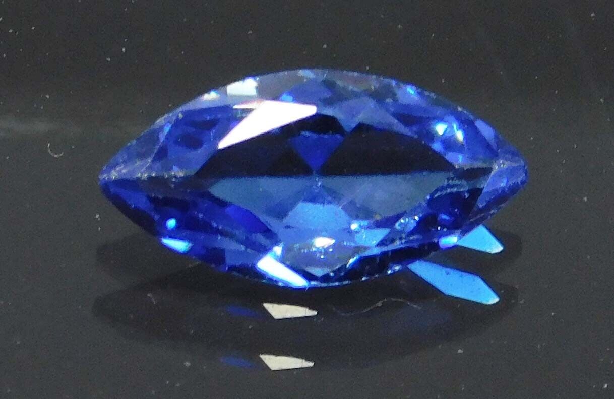 1 Pcs Natural CERTIFIED Loose Gemstones Blue Sapphire Marquise shape 7x5 mm