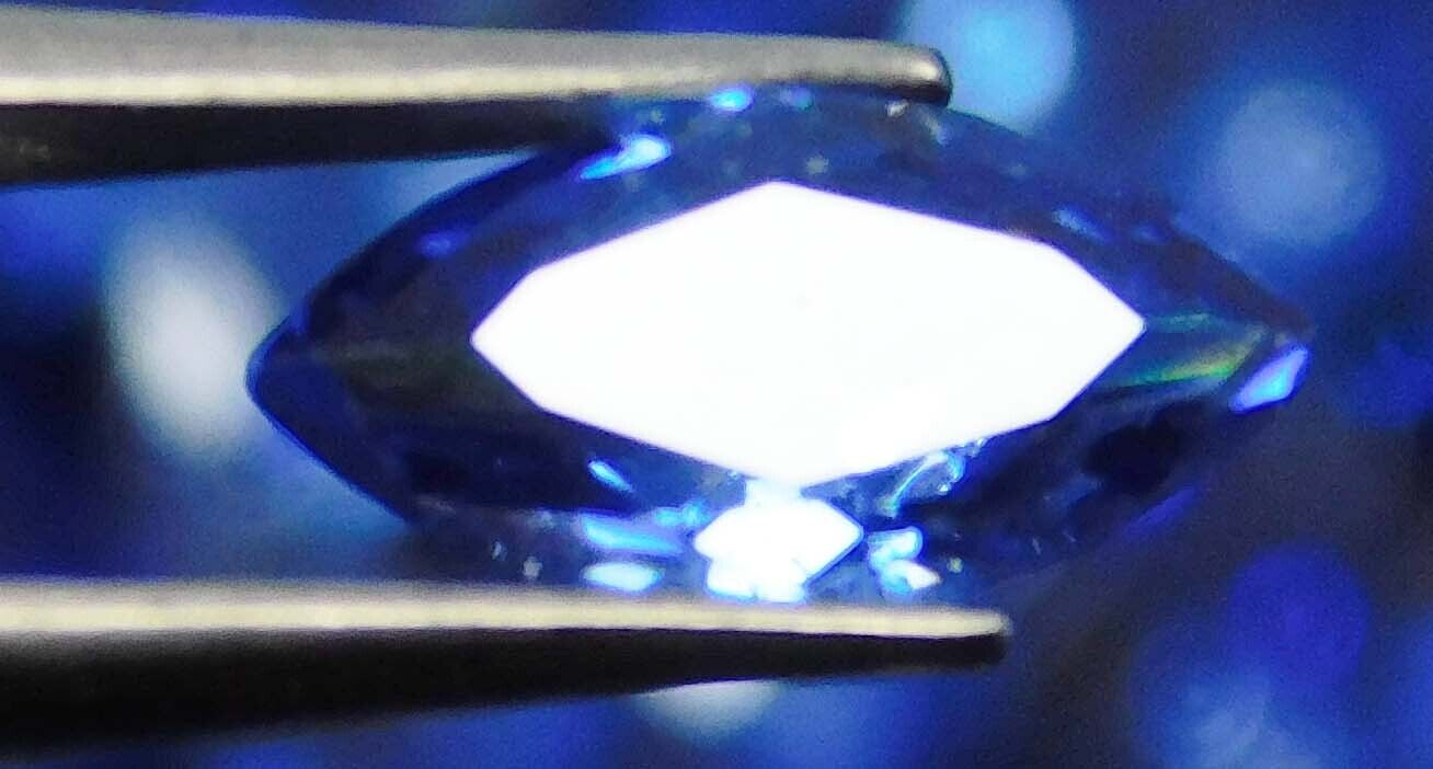 1 Pcs Natural CERTIFIED Loose Gemstones Blue Sapphire Marquise shape 7x5 mm