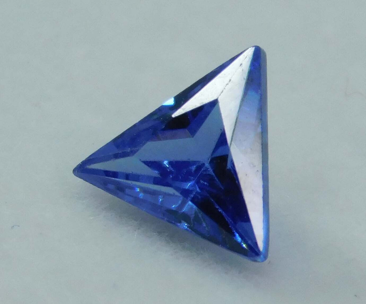 1 Pcs Natural CERTIFIED Sapphire Blue Trillion Cut 5x5 mm Loose Gemstones