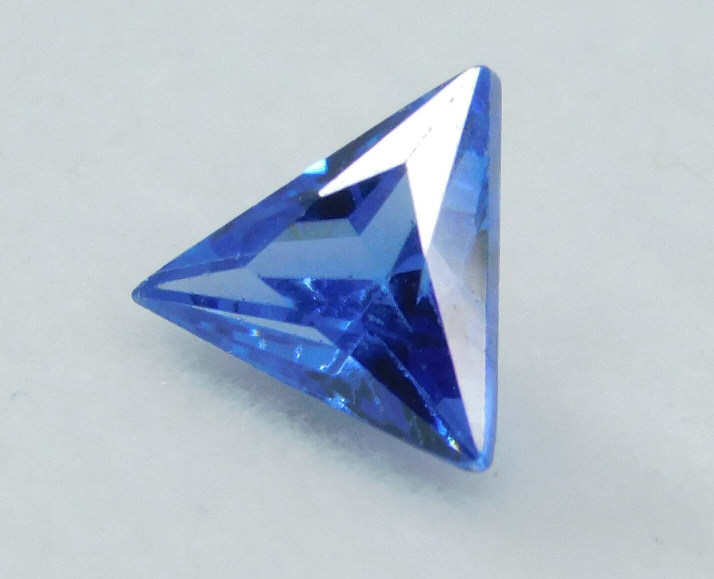 1 Pcs Natural CERTIFIED Sapphire Blue Trillion Cut 5x5 mm Loose Gemstones