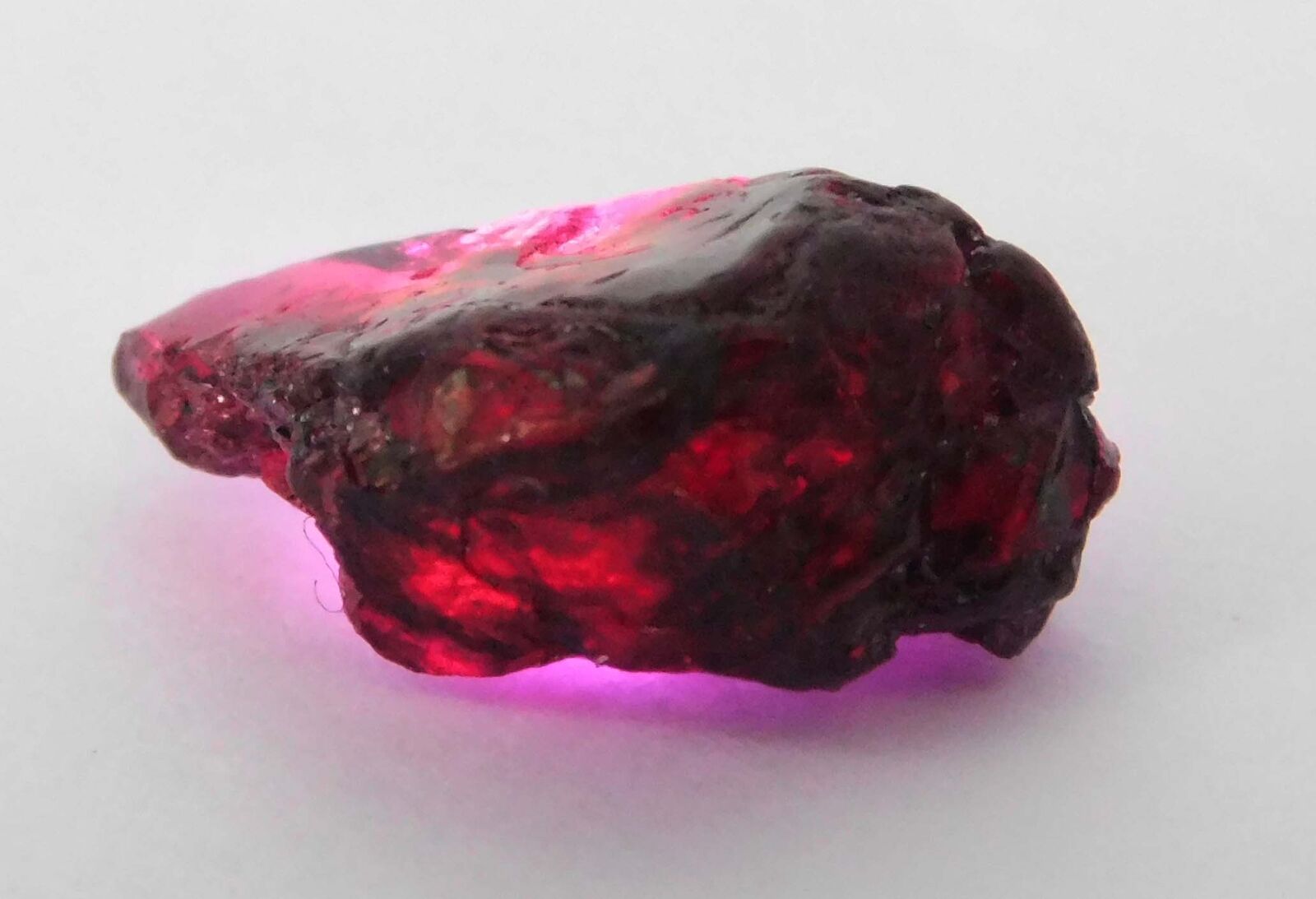 18 CT NATURAL RED RUBY HUGE ROUGH EARTH MINED LOOSE GEMSTONE CERTIFIED