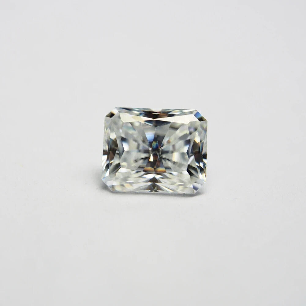 1.04 Ct 1 Pcs Moissanite VVS1 D Color 7x5 mm RADIANT Cut Gemstone CERTIFIED