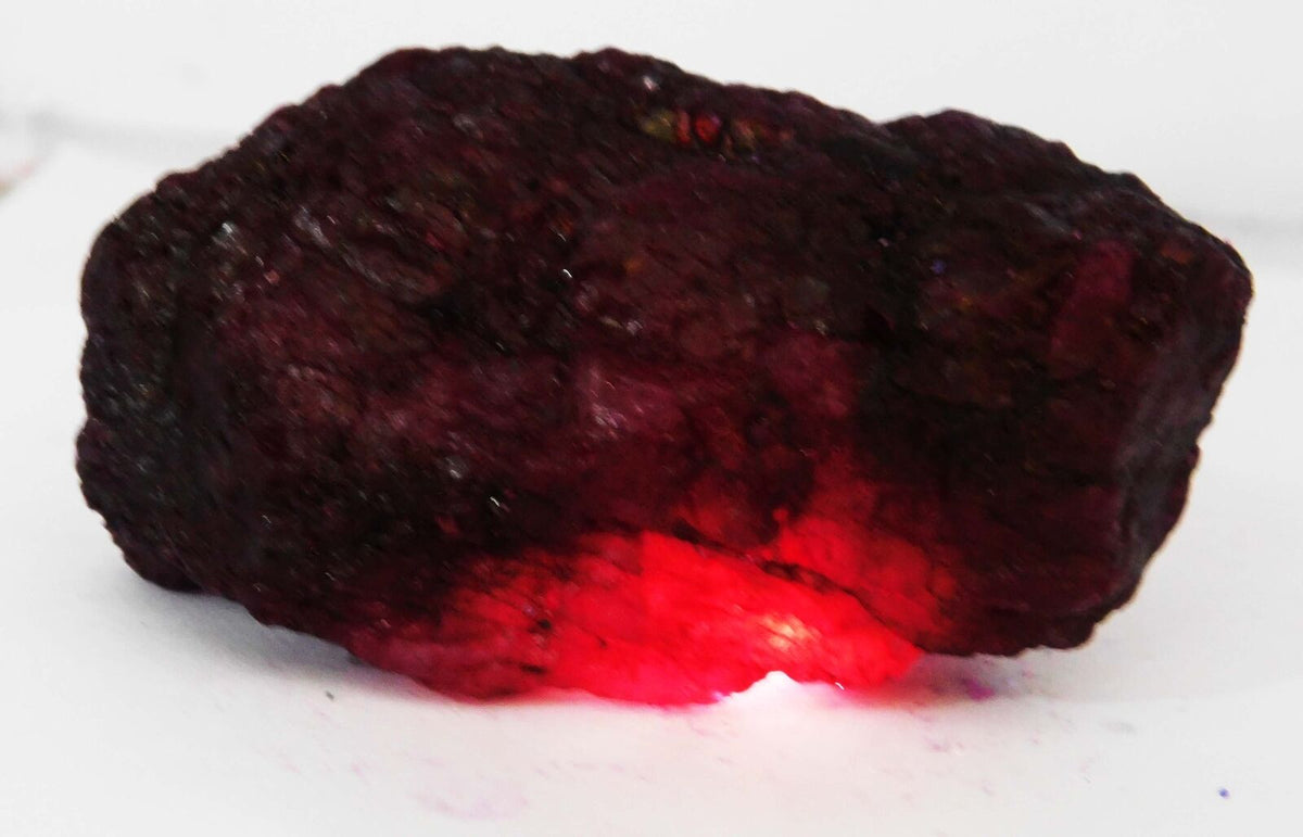 Natural Red RUBY Huge Rough 777 Ct Earth Mined CERTIFIED Loose Gemstone