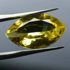 Yellow SAPPHIRE 9.49 Ct Loose Gemstone Certified NATURAL Marquise Free Shipping