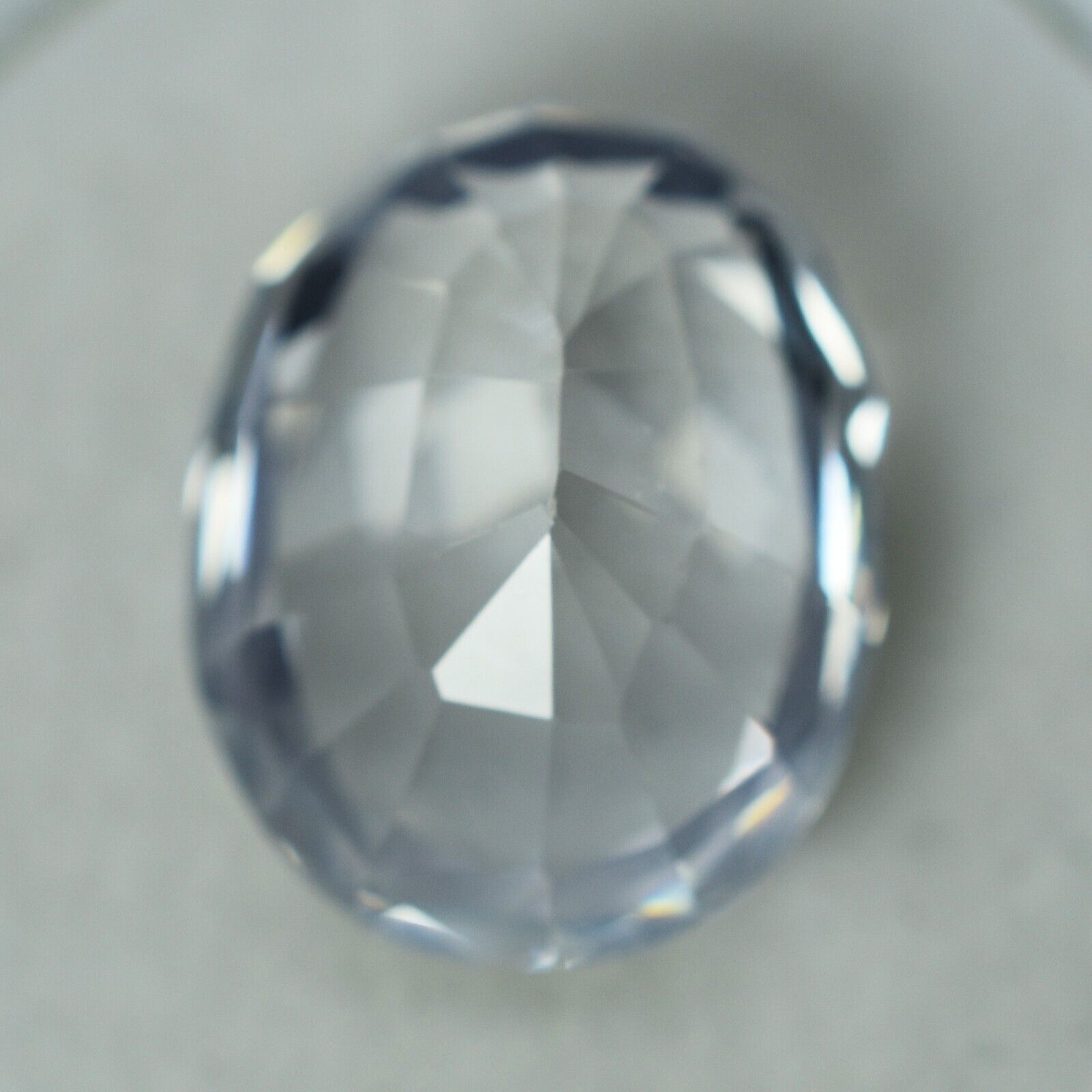 8.9 Ct Natural Ceylon Sapphire White Beautiful Oval Cut CERTIFIED Loose Gemstone