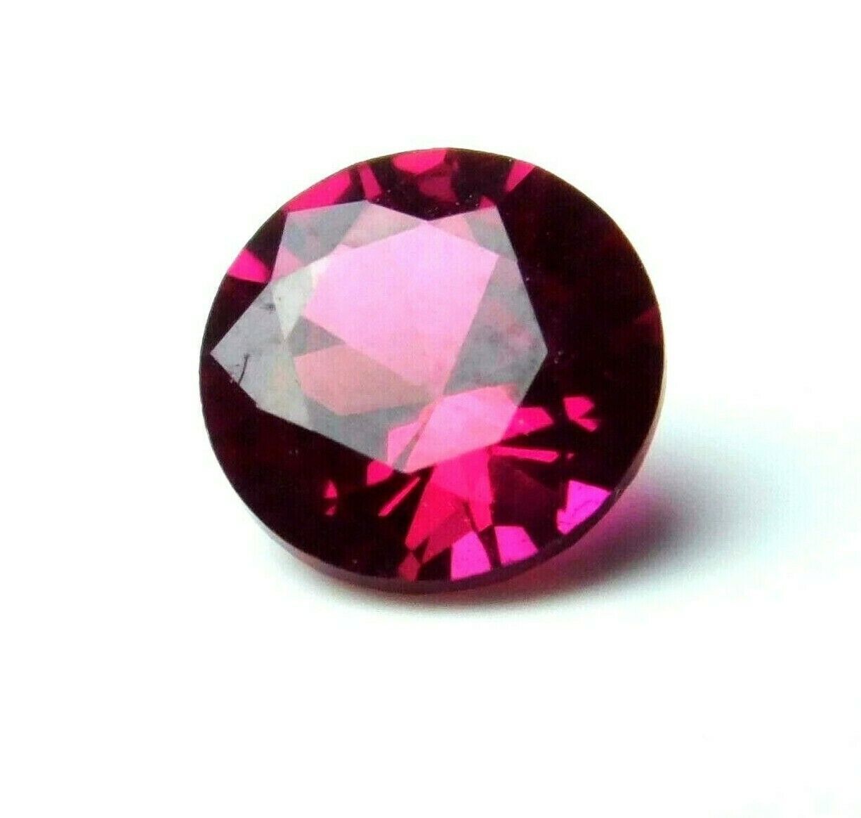 1.00 Ct NAURAL Red RUBY Round Diamond Cut 6x6 mm Loose Gemstone CERTIFIED