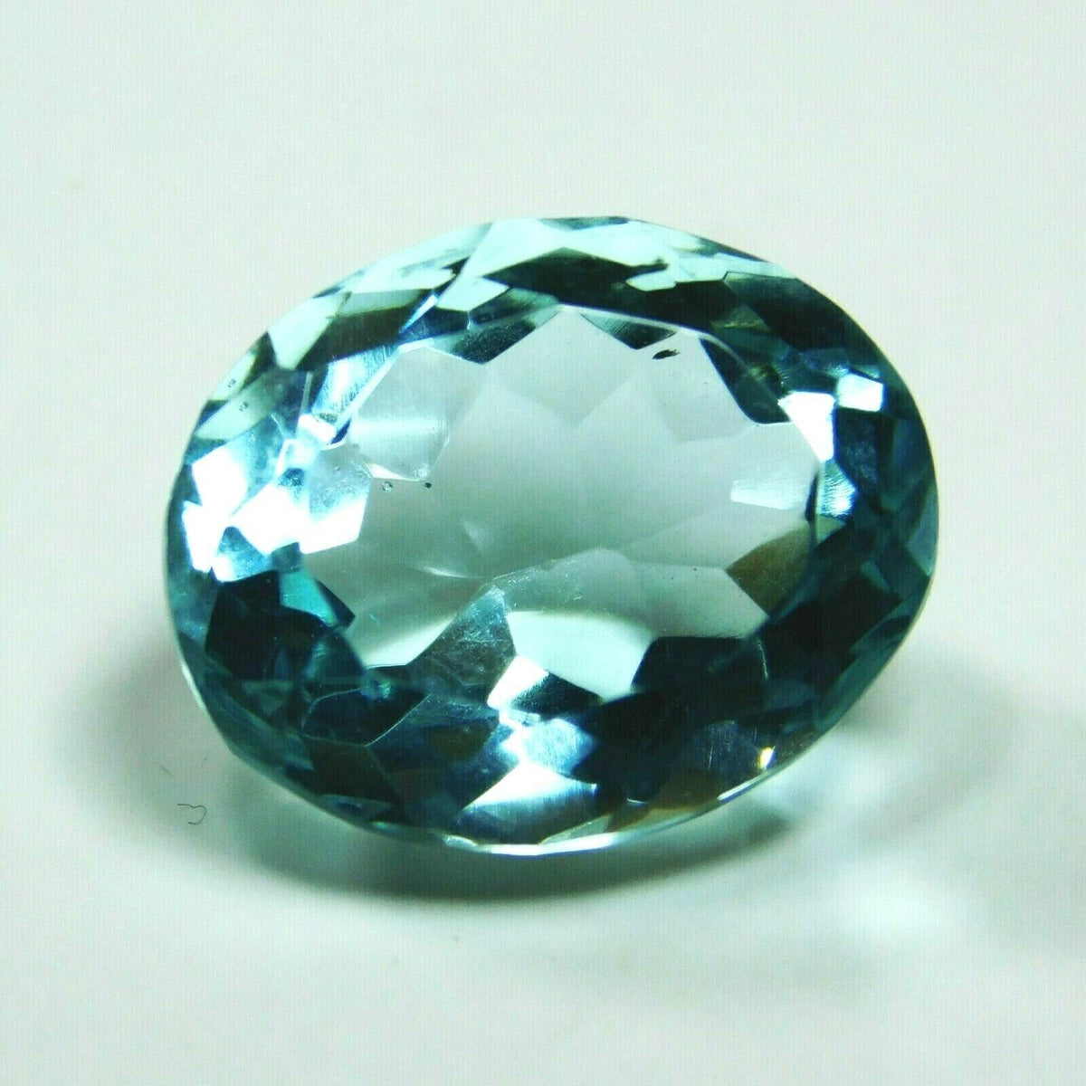 Natural Blue Aquamarine Oval Cut 7 Ct  Loose Rare Certified Gemstone Free Ship