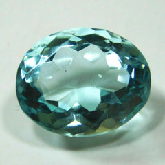 Natural Blue Aquamarine Oval Cut 7 Ct  Loose Rare Certified Gemstone Free Ship