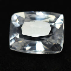 8.29 Ct Natural Ceylon Sapphire CERTIFIED Loose Gemstone White Rare Cushion Cut