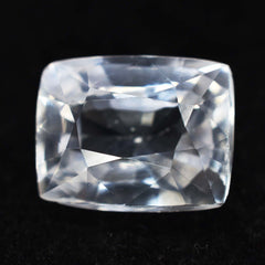 8.29 Ct Natural Ceylon Sapphire CERTIFIED Loose Gemstone White Rare Cushion Cut