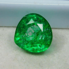 Exclusive Green EMERALD Muzo Natural 8.50 Ct CERTIFIED Loose Gemstone Pear Cut