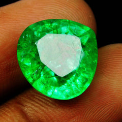 Exclusive Green EMERALD Muzo Natural 8.50 Ct CERTIFIED Loose Gemstone Pear Cut