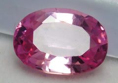 Finest Quality, Natural PINK Sapphire Oval Cut 6.57 Ct CERTIFIED Loose Gemstone