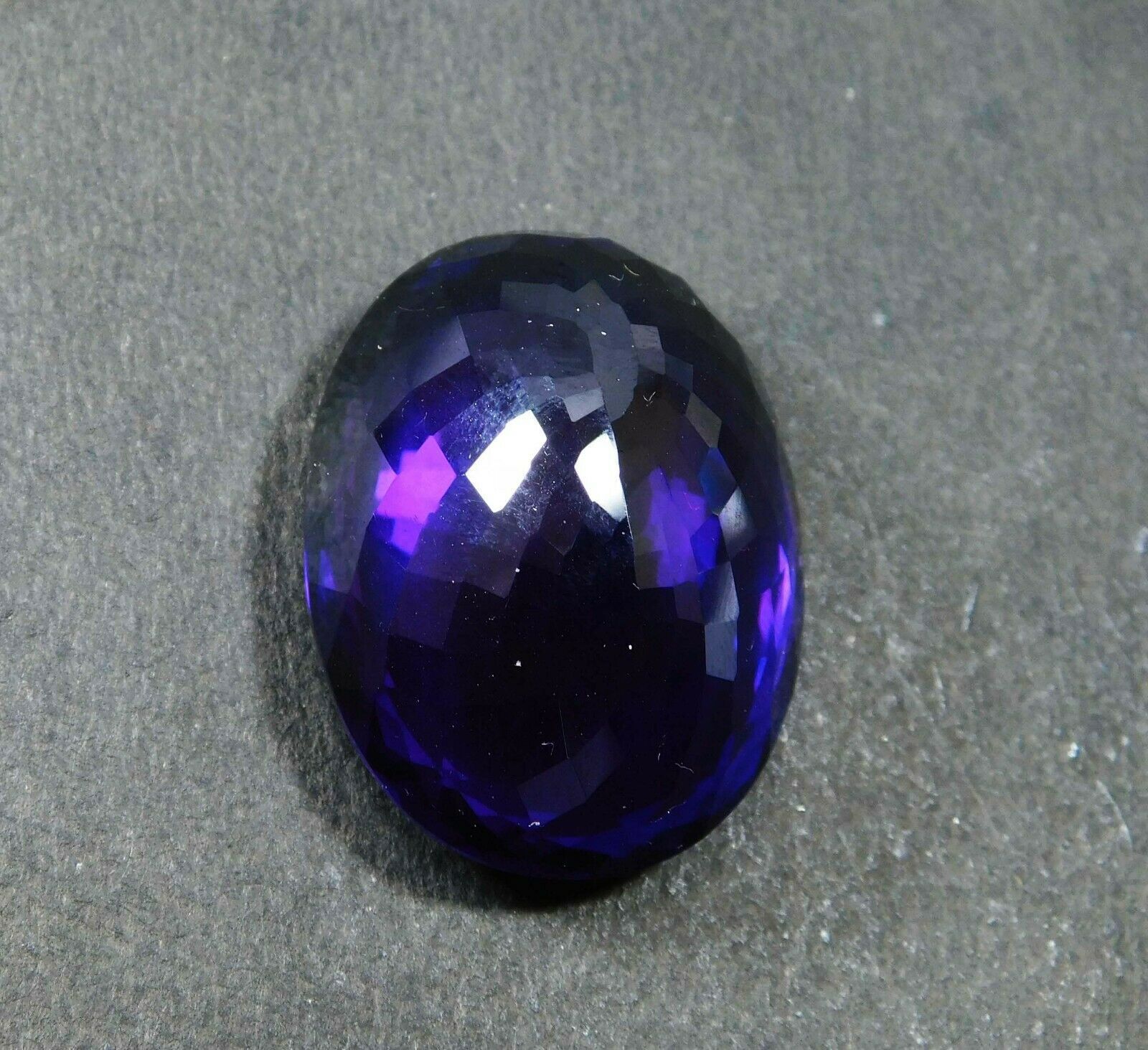 Certified Quality Of Natural PURPLE Amethyst 55.75Ct Huge OVAL Cut Size Gemstone