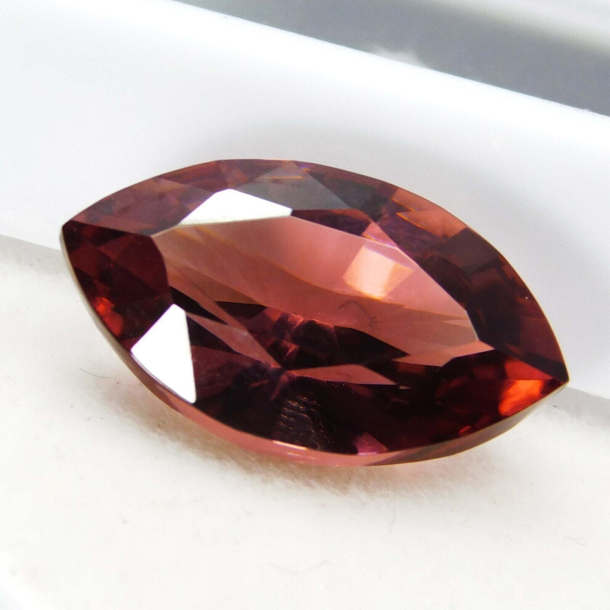 Padparadscha Sapphire Natural CERTIFIED 9.70 Ct MARQUISE Shape Loose Gemstone