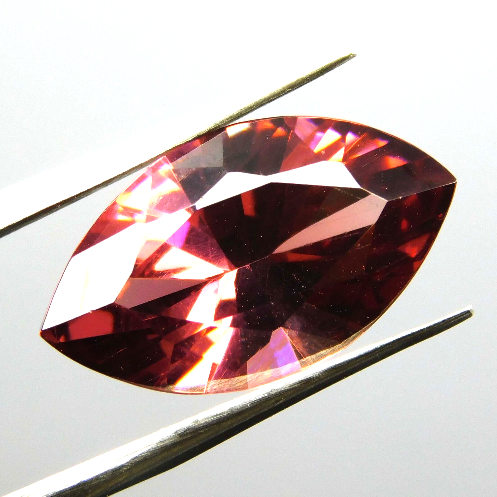 Padparadscha Sapphire Natural CERTIFIED 9.70 Ct MARQUISE Shape Loose Gemstone