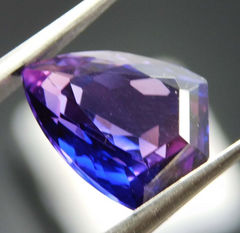 6.20 Ct NATURAL Tanzanite PURPLE Loose Gemstone Fancy Cut CERTIFIED