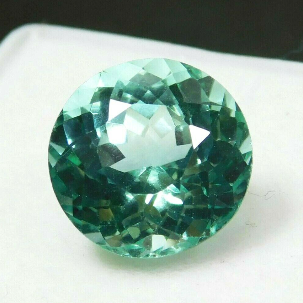 6.50 Ct Natural Bluish Green Grandidierite Round Shape CERTIFIED Loose Gemstone