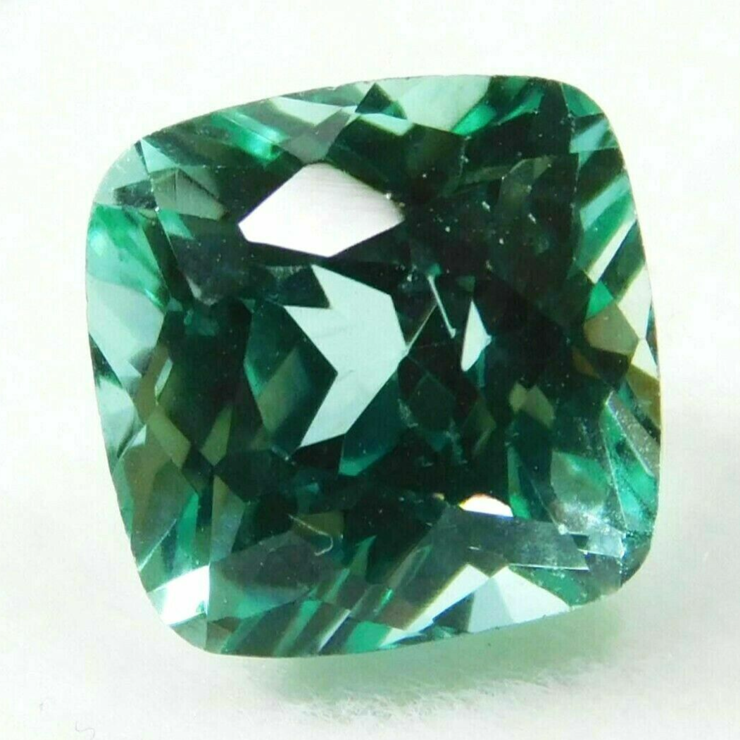 3 Ct Grandidierite Natural Loose Gemstone CERTIFIED Bluish Green Square Shape