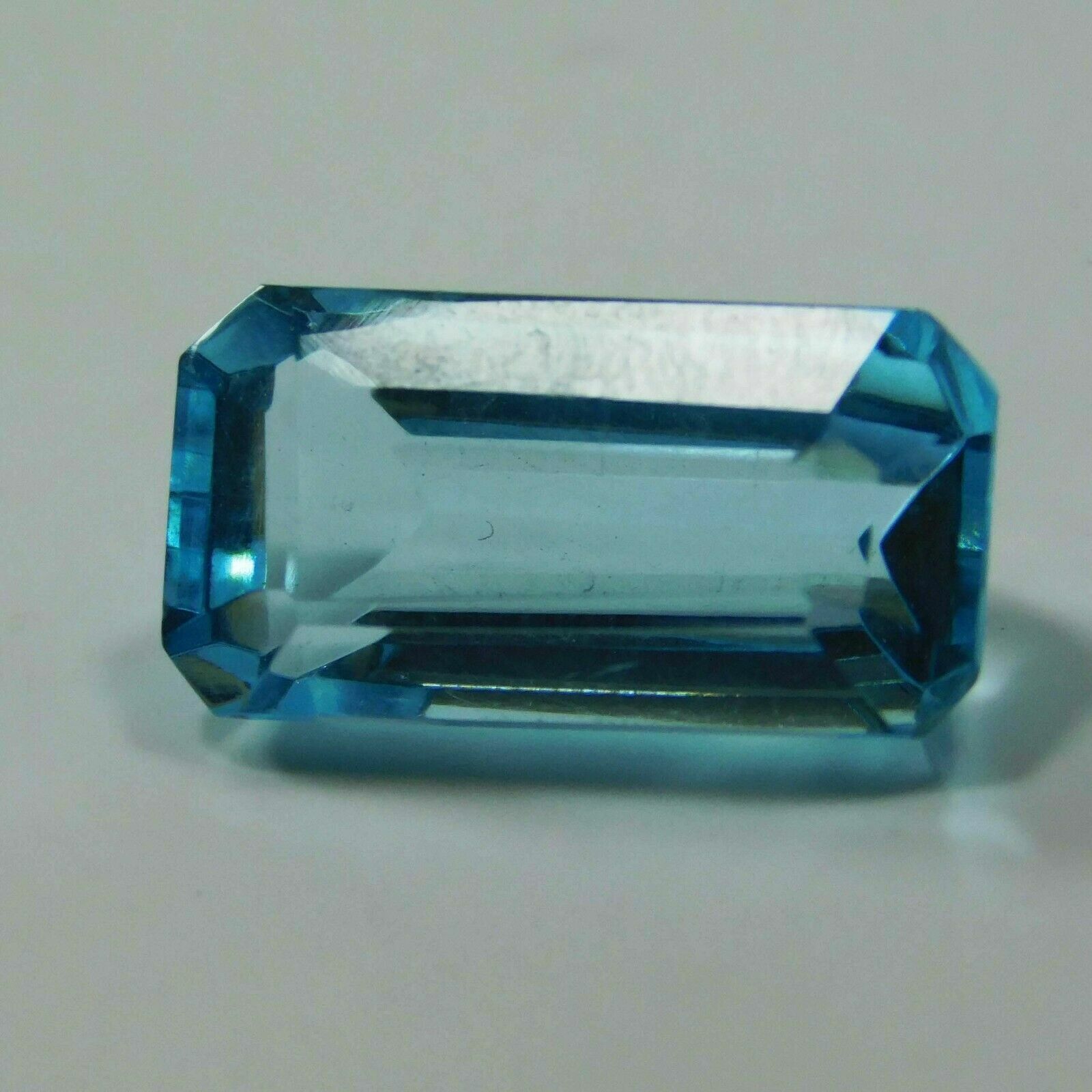 11.32 Ct Ct Natural Aquamarine Blue Excellent Baguette CERTIFIED Loose Gemstones