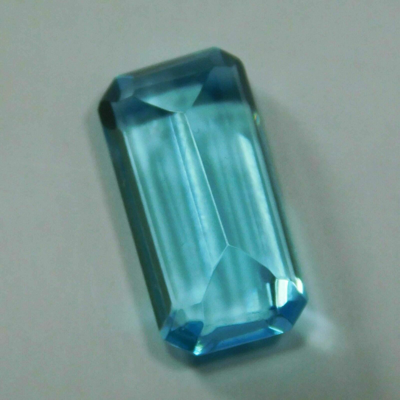 11.32 Ct Ct Natural Aquamarine Blue Excellent Baguette CERTIFIED Loose Gemstones